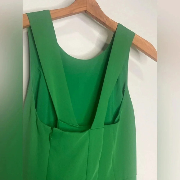 Ann Taylor, Size 10 Kelly  Green, Cross-Back Sheath Dress NWT - Picture 5 of 9